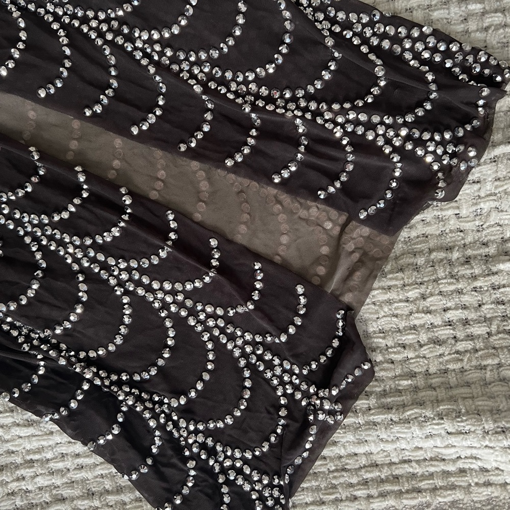 Black Rhinestone Dress. - Picture 6 of 7